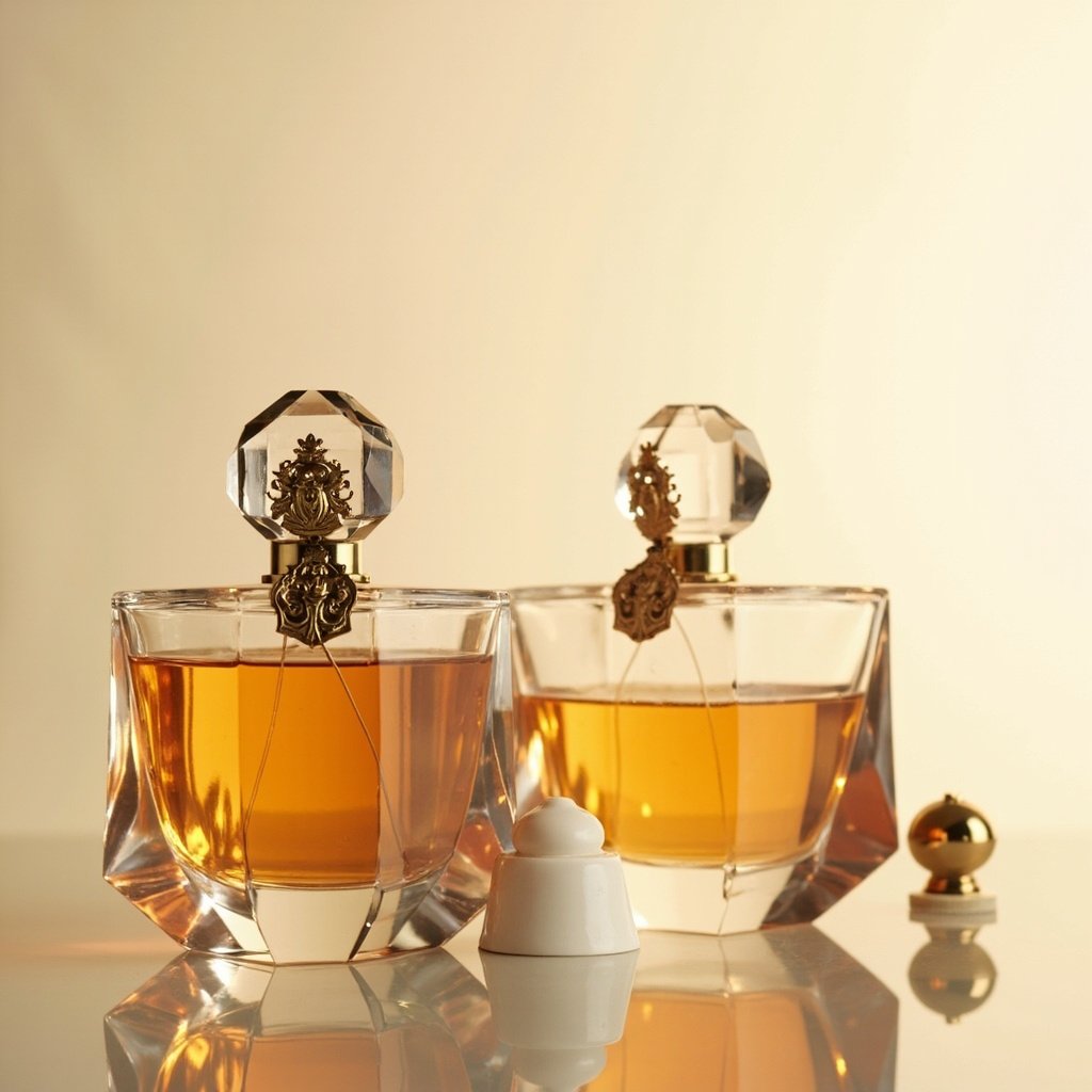 Hexagonal Stopper Perfume Bottle Wholesale Heraldic Emblem