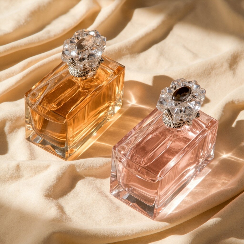 Gemstone Centerpiece Perfume Bottle Wholesale Oval Crystal Set